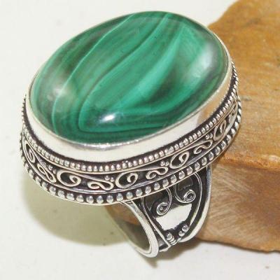 Mal 112a bague t62 18x28mm malachite achat vente bijou argent 925