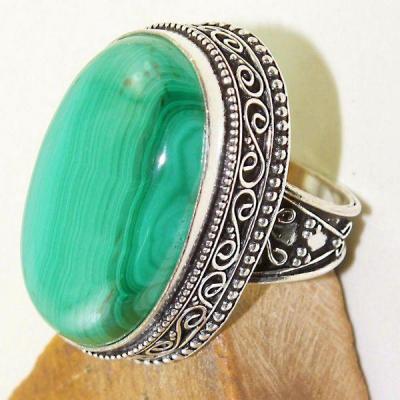 Mal 115c bague t57 18x28mm malachite achat vente bijou argent 925