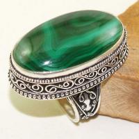 Mal 117a bague t59 18x32mm malachite achat vente bijou argent 925