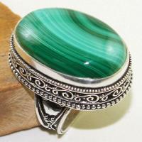 Mal 118b bague t61 20x30mm malachite achat vente bijou argent 925