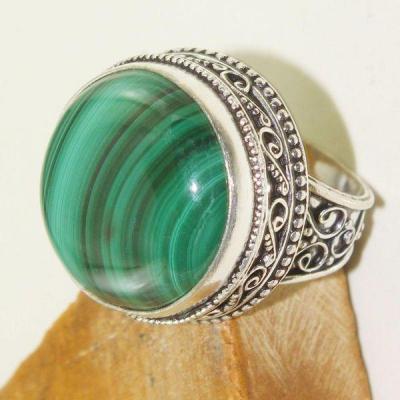 Mal 120a bague t58 20mm malachite achat vente bijou argent 925