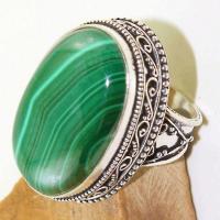 Mal 121c bague t58 18x30mm malachite achat vente bijou argent 925