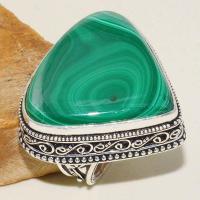 Mal 123b bague chevaliere t60 28x30mm malachite achat vente bijou argent 925