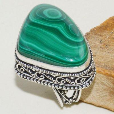 Mal 125a bague chevaliere t58 20x32mm malachite achat vente bijou argent 925