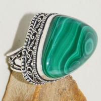 Mal 125c bague chevaliere t58 20x32mm malachite achat vente bijou argent 925