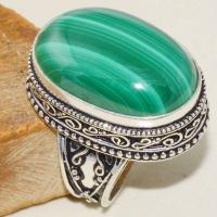 Mal 126b bague chevaliere t59 17x25mm malachite achat vente bijou argent 925