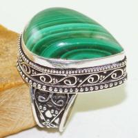 Mal 129b bague chevaliere t59 18x25mm malachite achat vente bijou argent 925