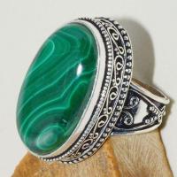 Mal 130c bague chevaliere t60 15x28mm malachite achat vente bijou argent 925