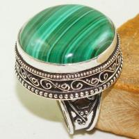 Mal 131a bague chevaliere t59 24mm malachite achat vente bijou argent 925