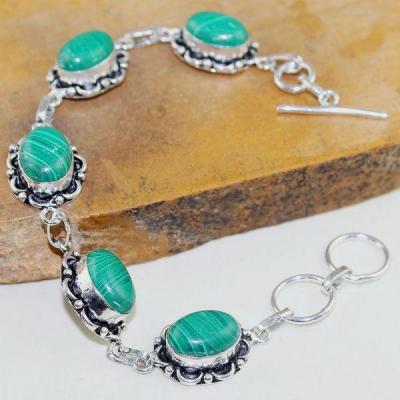 Mal 136a bracelet 10x15mm malachite achat vente bijou argent 925 jpg5