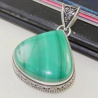 Mal 166b pendentif pendant malachite 35x35mm achat vente loisirs creatifs