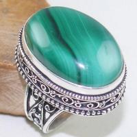 Mal 169b bague chevaliere t61 18x28mm malachite achat vente bijoux argent 925 ethnique