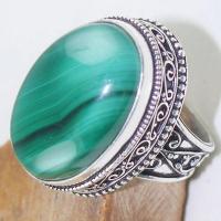 Mal 169c bague chevaliere t61 18x28mm malachite achat vente bijoux argent 925 ethnique