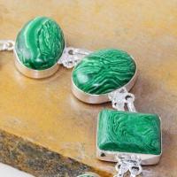 Mal 170b bracelet malachite 18x22mm achat vente loisirs creatifs