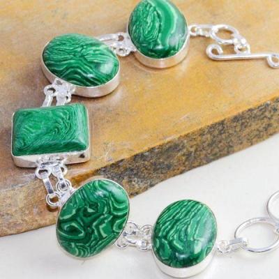 Mal 170c bracelet malachite 18x22mm achat vente loisirs creatifs 1