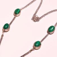 Mal 176b collier parure malachite achat vente bijoux argent 925 ethnique