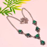 Mal 182a collier parure sautoir malachite achat vente bijoux argent 925 ethnique