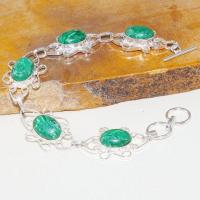 Mal 183a bracelet malachite 10x15mm achat vente lbijoux argent 925jpg