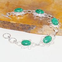 Mal 183d bracelet malachite 10x15mm achat vente lbijoux argent 925jpg