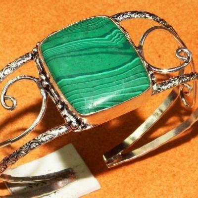 Mal 186c bracelet torque malachite 20x24mm achat vente loisirs creatifs