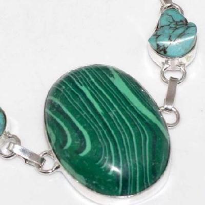 Mal 187b bracelet 24x32mm malachite turquoise achat vente bijoux argent 925 ethnique