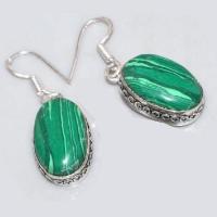 Mal 198c pendentif boucles oreilles malachite pendants achat vente bijoux argent 925