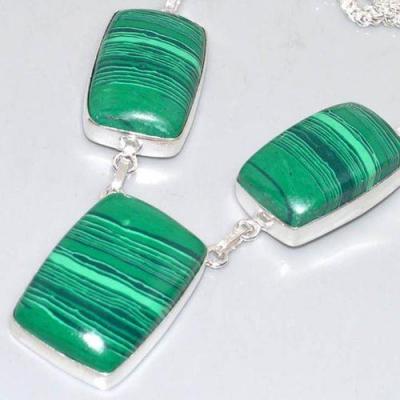 Mal 199a collier parure sautoir malachite achat vente bijoux argent 925 ethnique