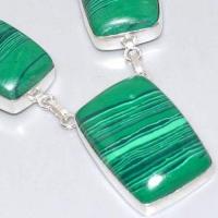 Mal 199c collier parure sautoir malachite achat vente bijoux argent 925 ethnique