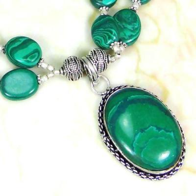 Mal 203c collier parure sautoir pe dentif malachite achat vente bijoux argent 925 ethnique