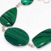 Mal 213b bracelet 14gr malachite verte achat vente bijoux argent 925 ethnique