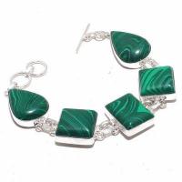 Mal 218d bracelet 29gr malachite verte 20x25mm achat vente bijoux argent 925 ethnique