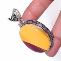 Mk 0007c pendentif pendant mokaite 20gr 25x35mm achat vente bijoux ethnique argent 925