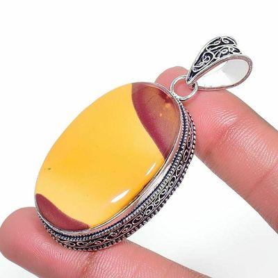 Mk 0008a pendentif pendant mokaite 20gr 25x40mm achat vente bijoux ethnique argent 925