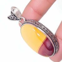 Mk 0010c pendentif pendant mokaite 15gr 18x35mm achat vente bijoux ethnique argent 925