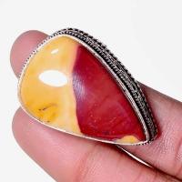 Mk 0017b bague chevaliere mokaite amande t61 22x35mm achat vente bijoux ethnique argent 925