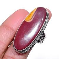 Mk 0024a bague chevaliere mokaite 15gr amande t60 15x40mm achat vente bijoux ethnique argent 925