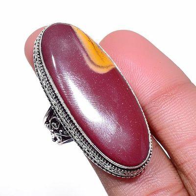 Mk 0024a bague chevaliere mokaite 15gr amande t60 15x40mm achat vente bijoux ethnique argent 925