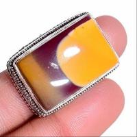 Mk 0033c bague chevaliere mokaite 15gr rectangle t59 18x28mm achat vente bijoux ethnique argent 925