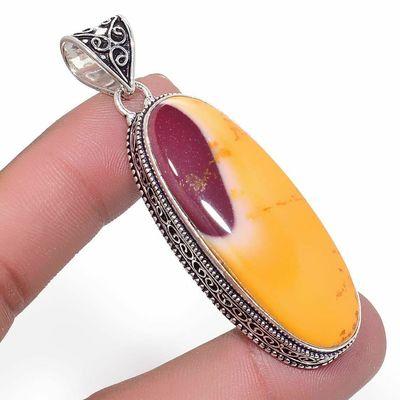 Mk 0037a pendentif pendant mokaite 18gr 18x46mm achat vente bijoux argent 925