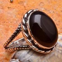 On 0135a bague chevaliere anneau onyx noir argent 925