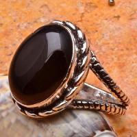 On 0135c bague chevaliere anneau onyx noir argent 925