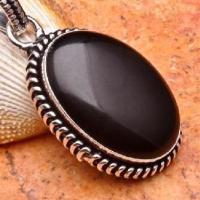 On 0146d pendentif pendant onyx noir argent 925