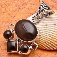 On 0170a pendentif pendant onyx noir argent 925