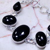 On 0243b bracelet onyx noir argent 925