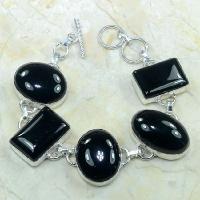 On 0281c bracelet onyx noir achat vente bijou argent 925