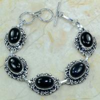 On 0284a bracelet onyx noir achat vente bijou argent 925