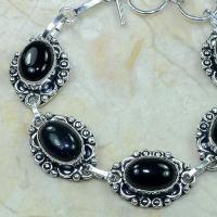 On 0284b bracelet onyx noir achat vente bijou argent 925