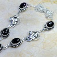 On 0291b collier sautoir onyx noir parure bijou 1900 art deco achat vente