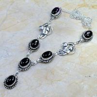 On 0291d collier sautoir onyx noir parure bijou 1900 art deco achat vente