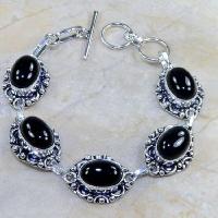 On 0300c bracelet onyx noir achat vente bijou argent 925